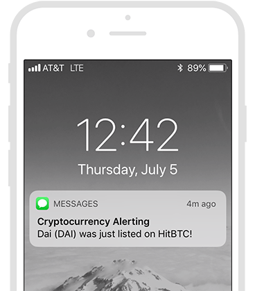 Free Sms Bitcoin Alerts Cryptocurrency Alerting - 