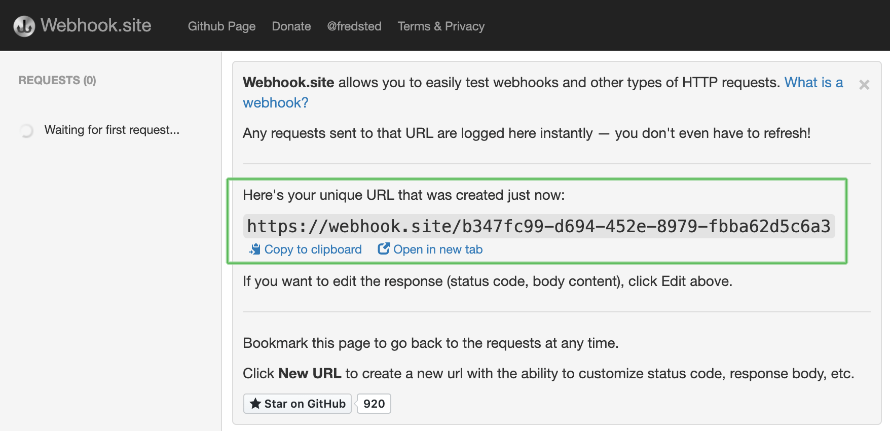 Configuring Importer Webhook